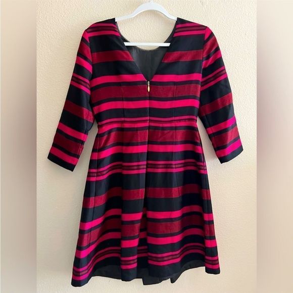 Draper James Collection Cabernet Stripe Dress - Picture 8 of 14